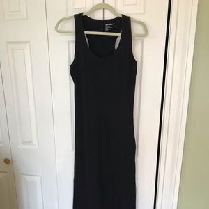 Pact black tank dress